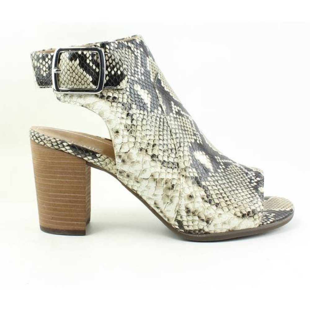 Vionic Perk Blakely open toe snake print sandal